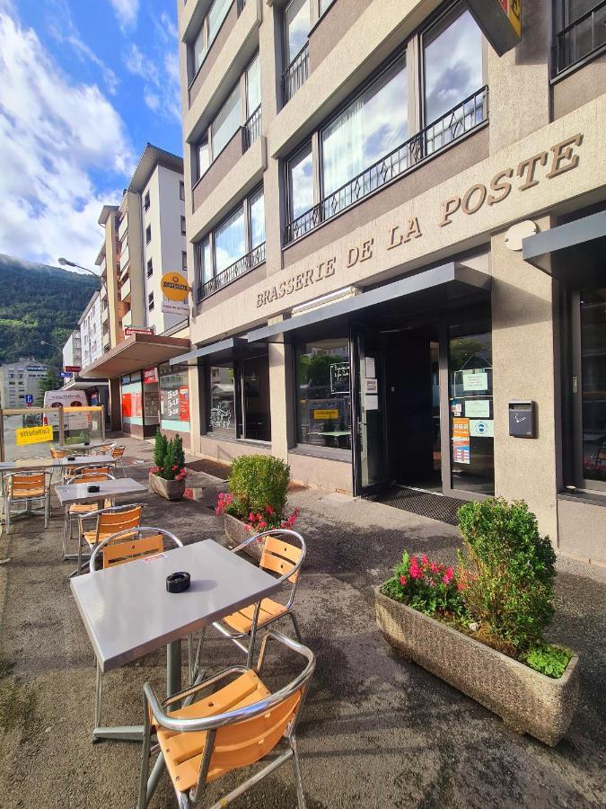 Hotel De La Poste Martigny - City Center Eksteriør billede